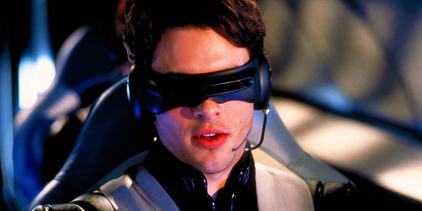 Циклоп управляет X-Jet в X-Men