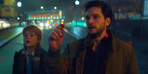 Dane Whitman and Sprite with petals in Eternals