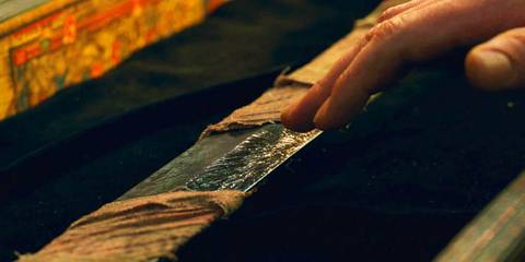 Dane Whitman reaching for the Ebony Blade in Eternals