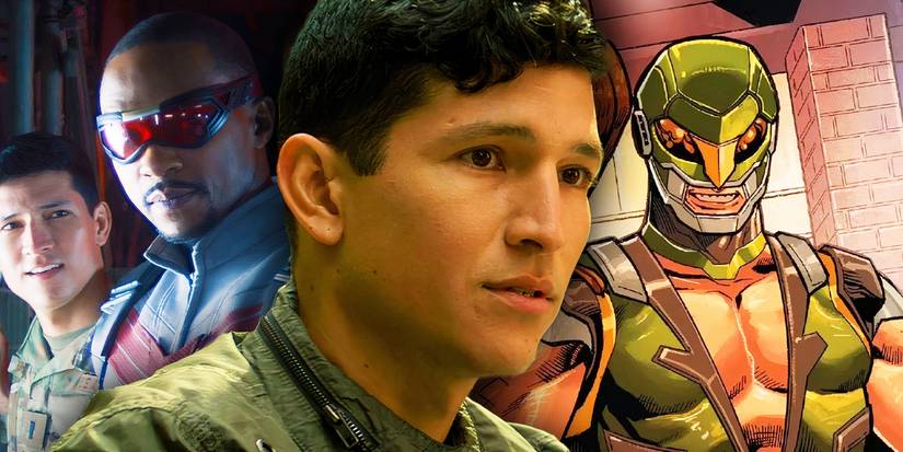 Danny Ramirez as Joaquin Torres in the MCU and in Marvel Comics