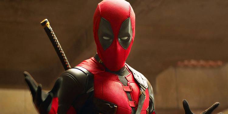 Deadpool looking at the camera in Deadpool & Wolverine