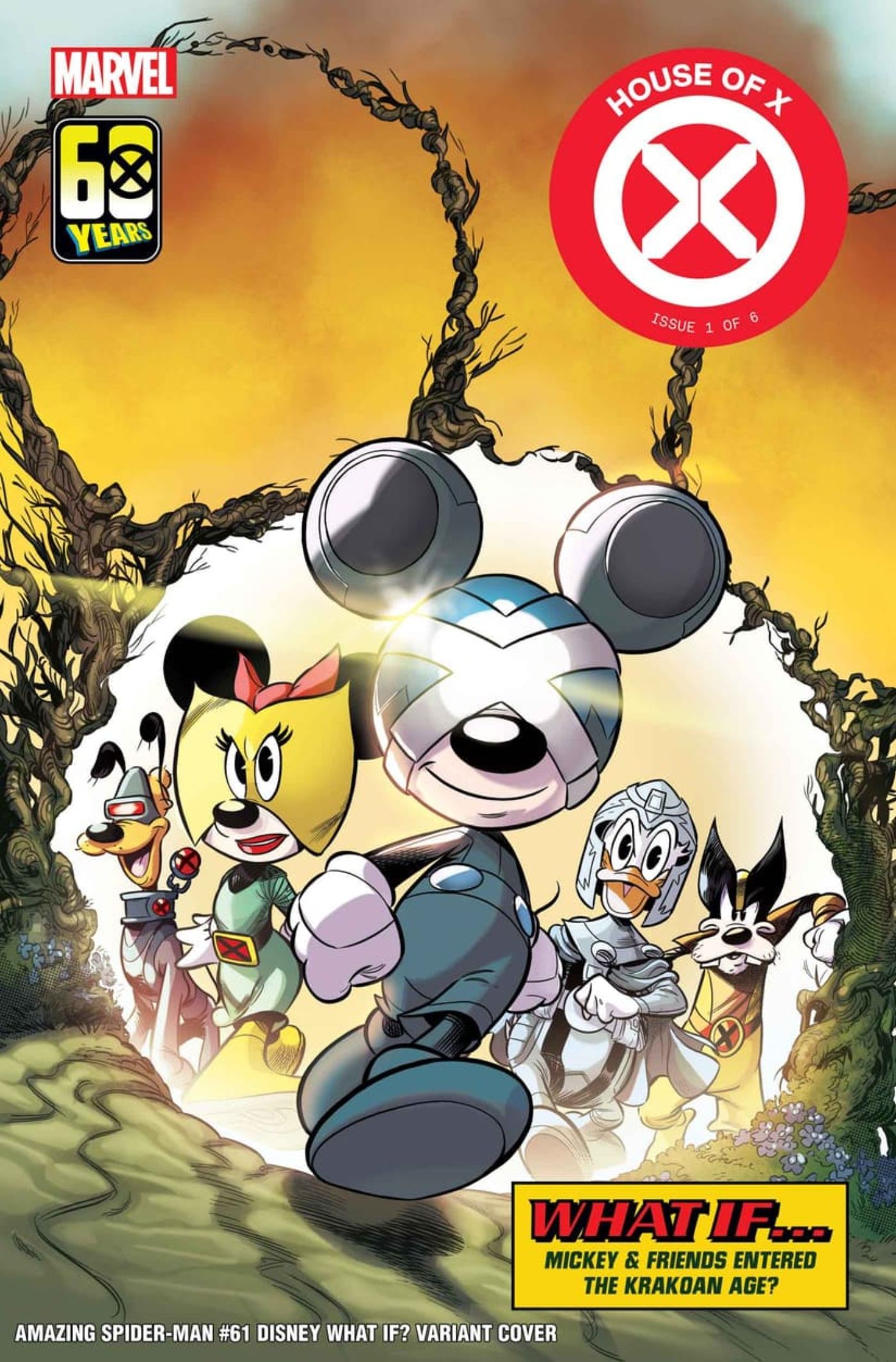 Mickey & Friends Join the X-Men's Krakoa in Official Disney What