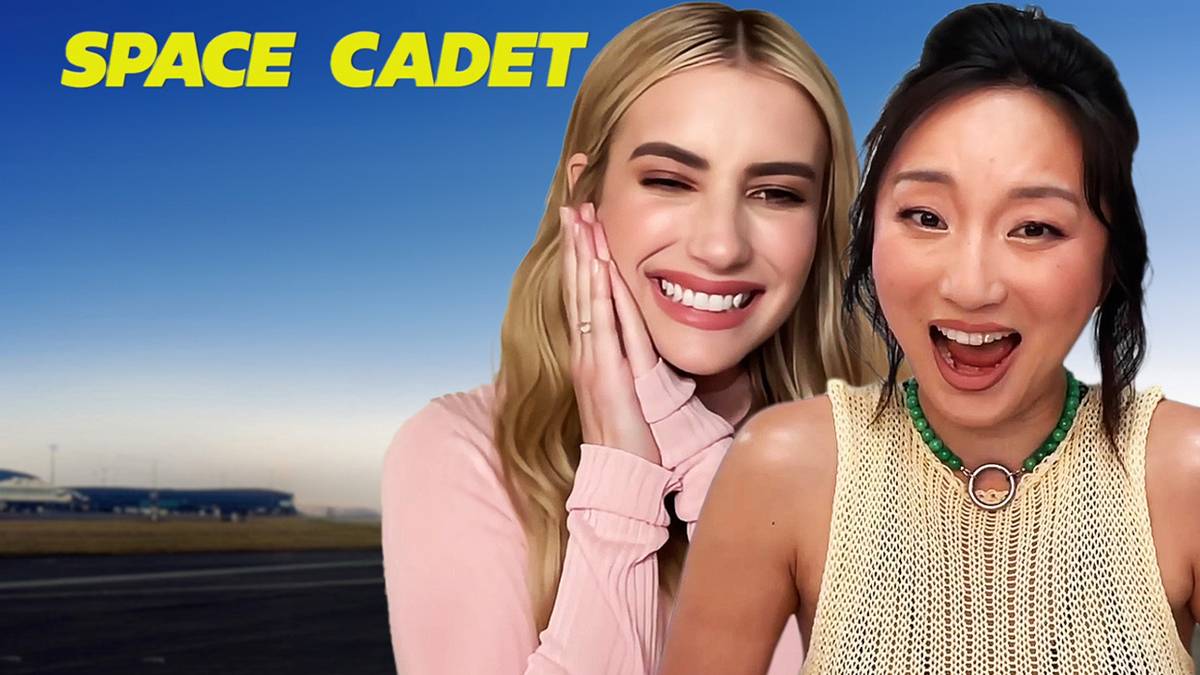 Poppy Spaceman Emma Roberts & Poppy Liu Explain Why Space Cadet's Quirky Comedy Comes ...