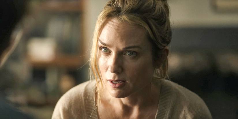 Kerry Condon's character looking worried in F1