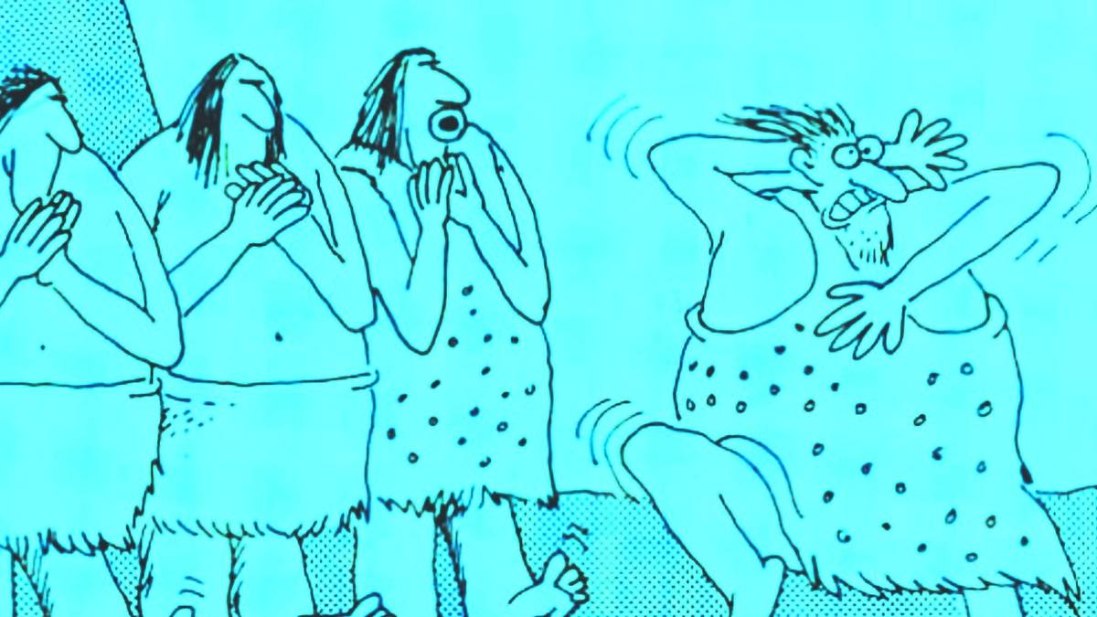 10 Genius Far Side Comics Featuring the Invention of Fire, The Wheel ...