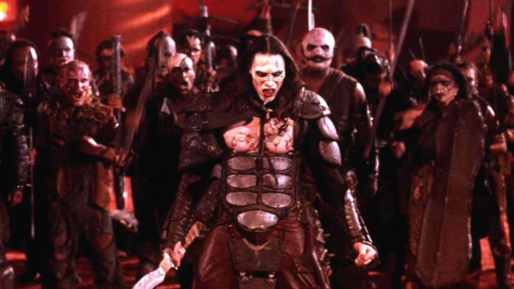 Big Daddy Mars e sua horda em Fantasmas de Marte