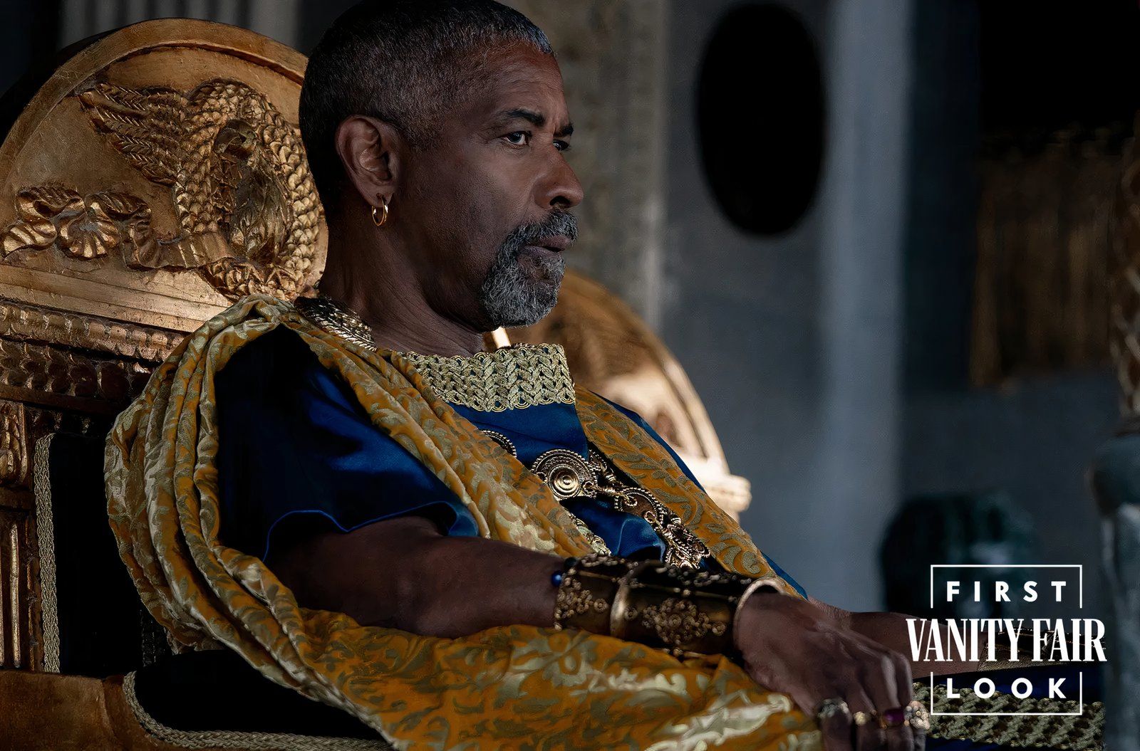 Denzel Washington nel Gladiatore 2