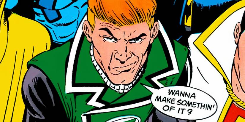 Guy Gardner looking dismayed in DC Comics