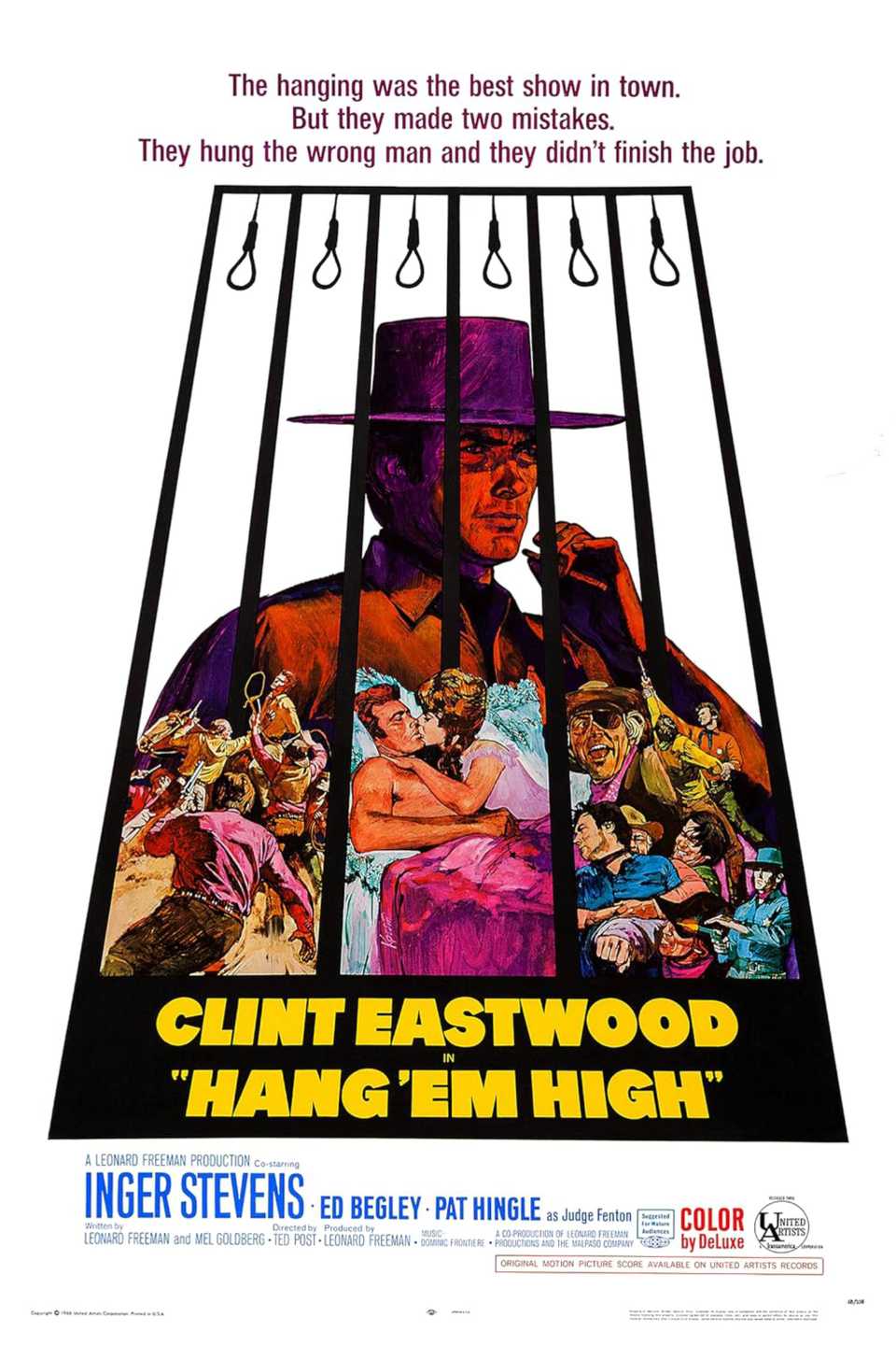 Hang 'Em High (1968) - Poster