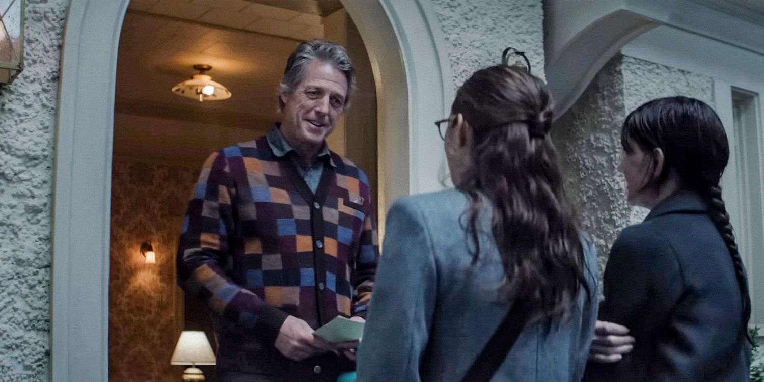 Tráiler hereje: la amenaza de Hugh Grant se muestra en pantalla completa en la nueva película de terror A24 con una puntuación RT del 92%