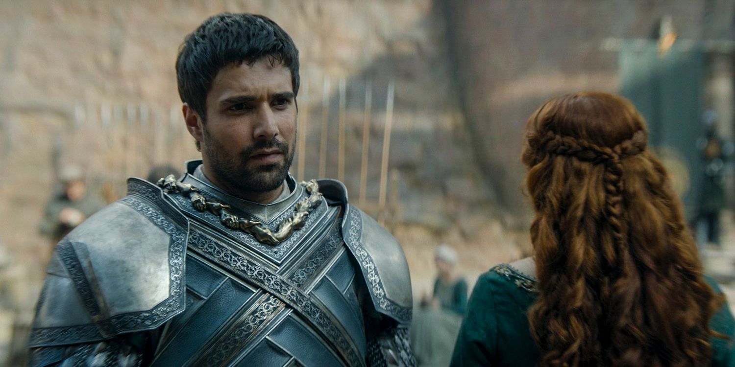 Ser Criston Cole (Fabien Frankel) is ignored by Alicent in House of the Dragon season 2 episode 3