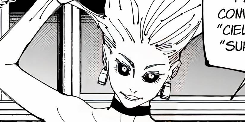 Uro from Jujutsu Kaisen with her hair up