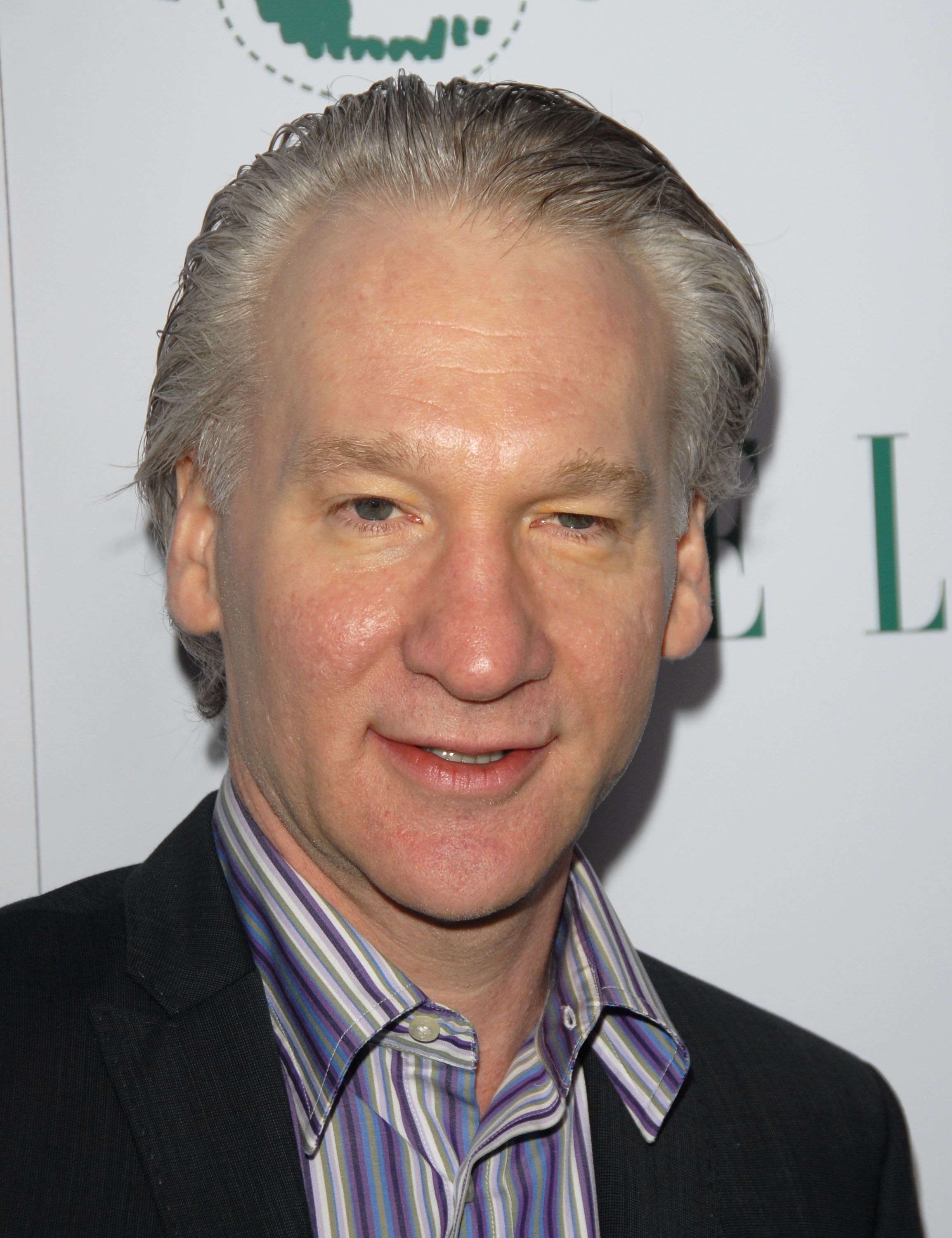 Headshot Of Bill Maher In The Elle Magazine's Green Issue Launch Party