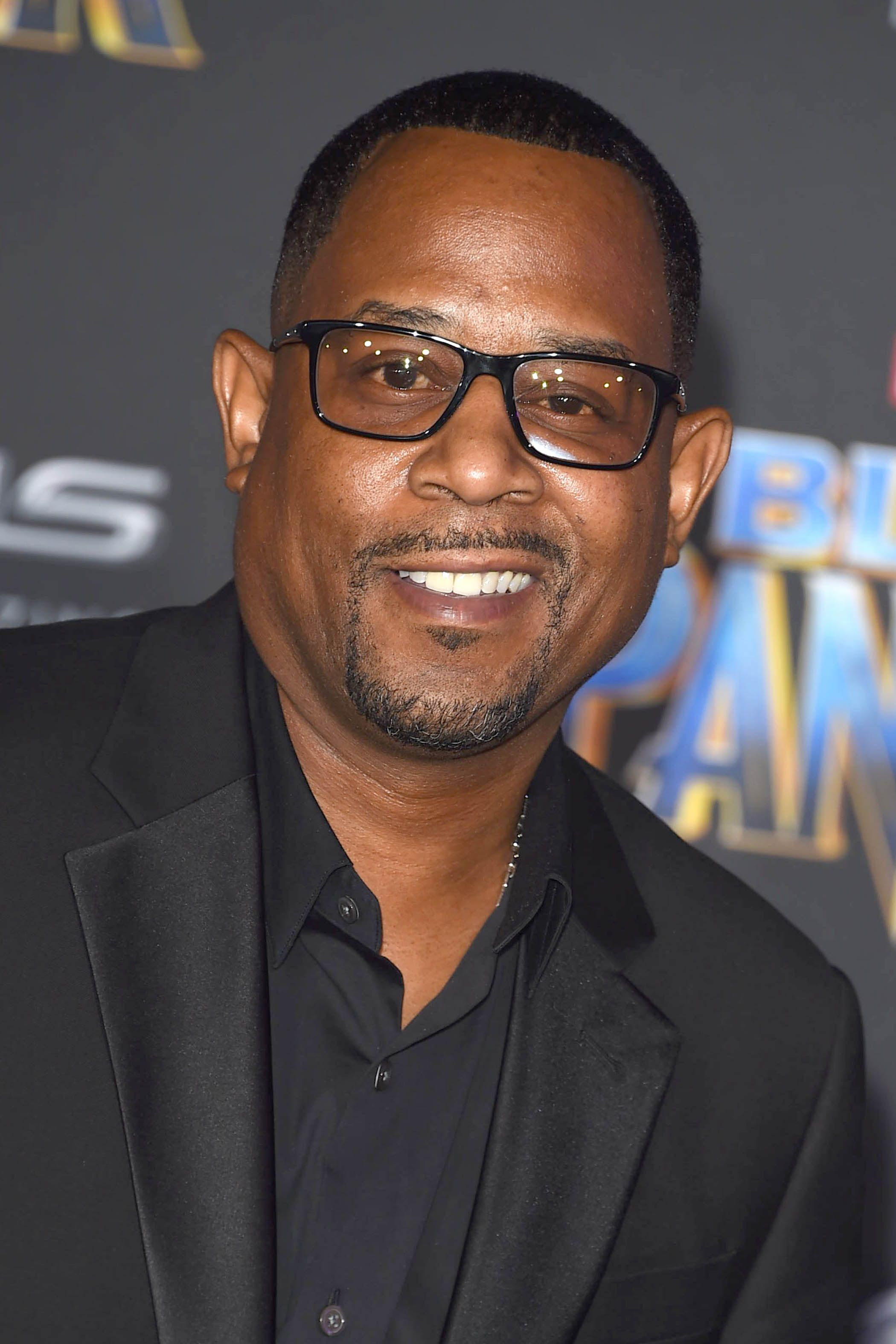 Headshot Of Martin Lawrence In The Premiere of Black Panther