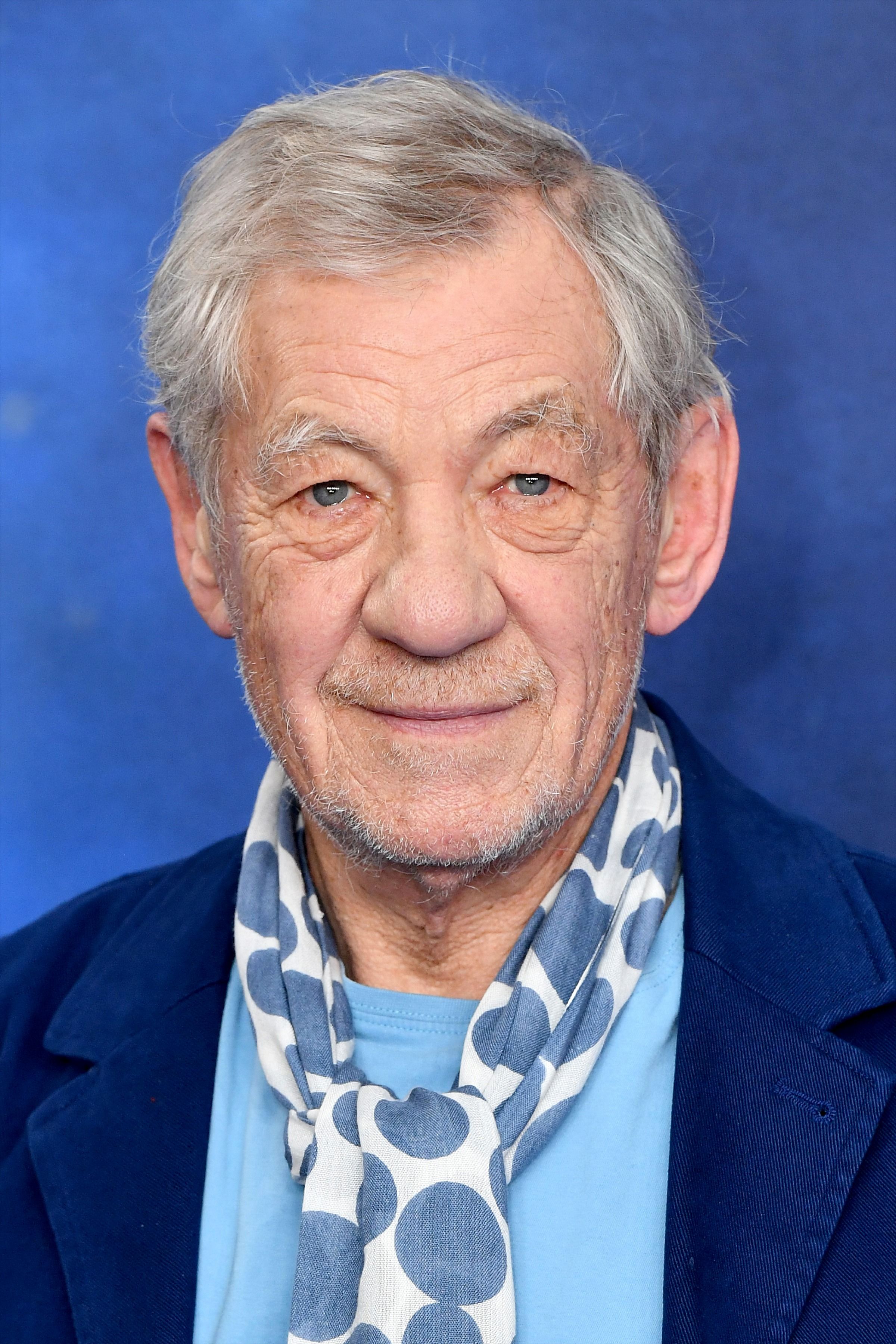 Headshot Of Ian McKellen In The USA Rights Only