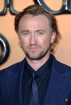 Headshot Of Tom Felton In The UK premiere of 'Fantastic Beasts: The Secrets of Dumbledore'