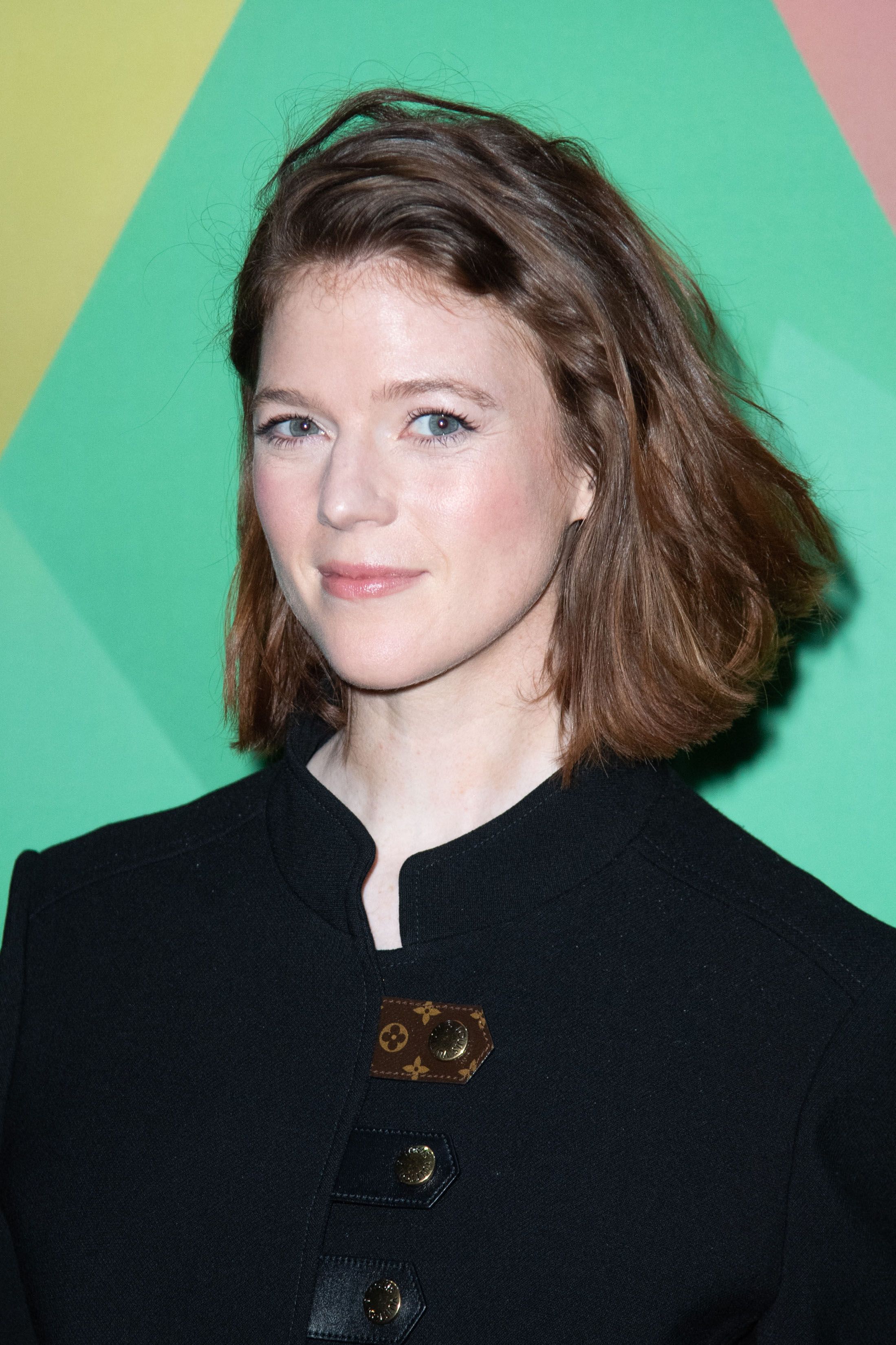 headshot Of Rose Leslie In The Louis Vuitton Menswear Fall