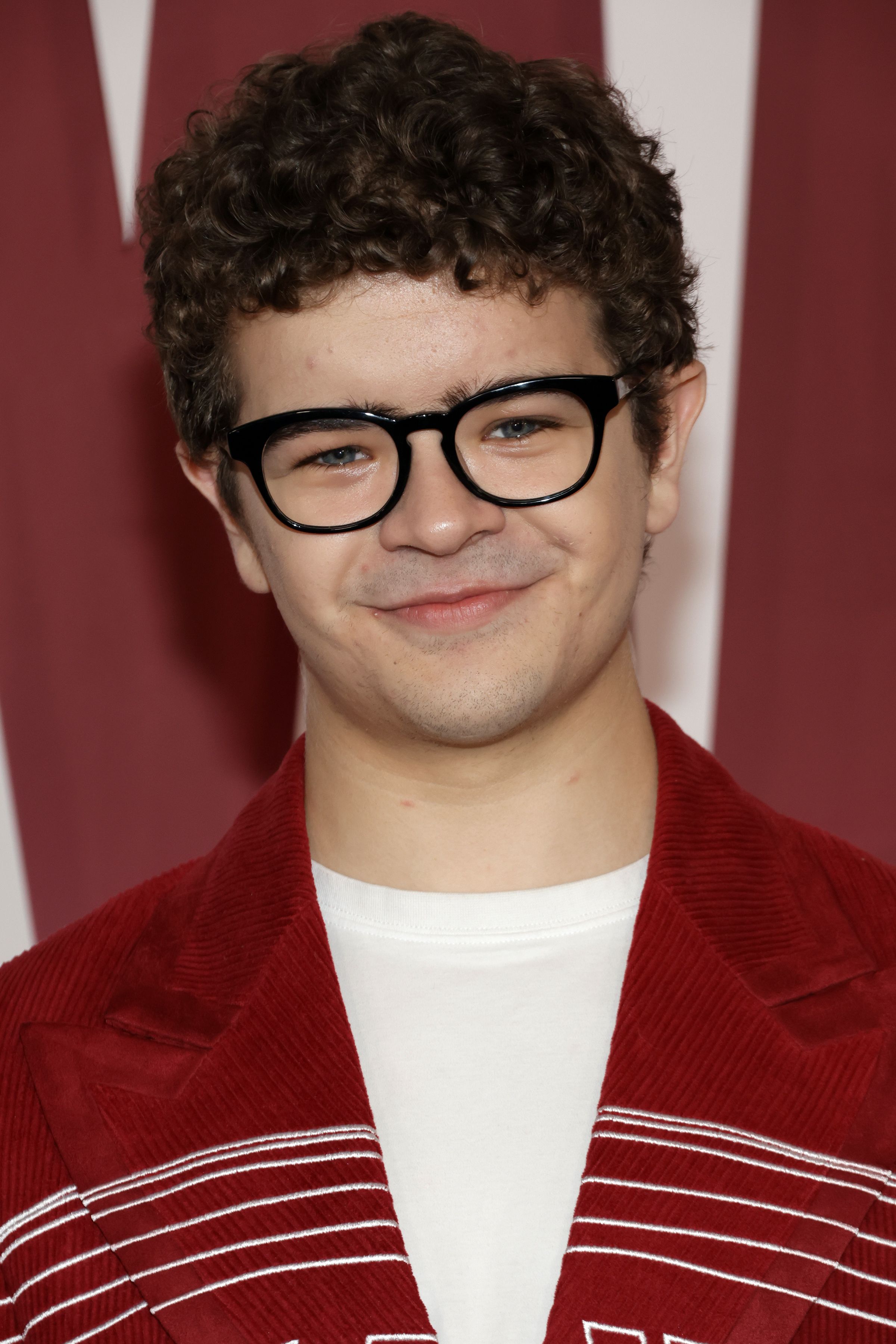 Headshot Of Gaten Matarazzo In The Los Angeles premiere of Netflix's 'May December' 