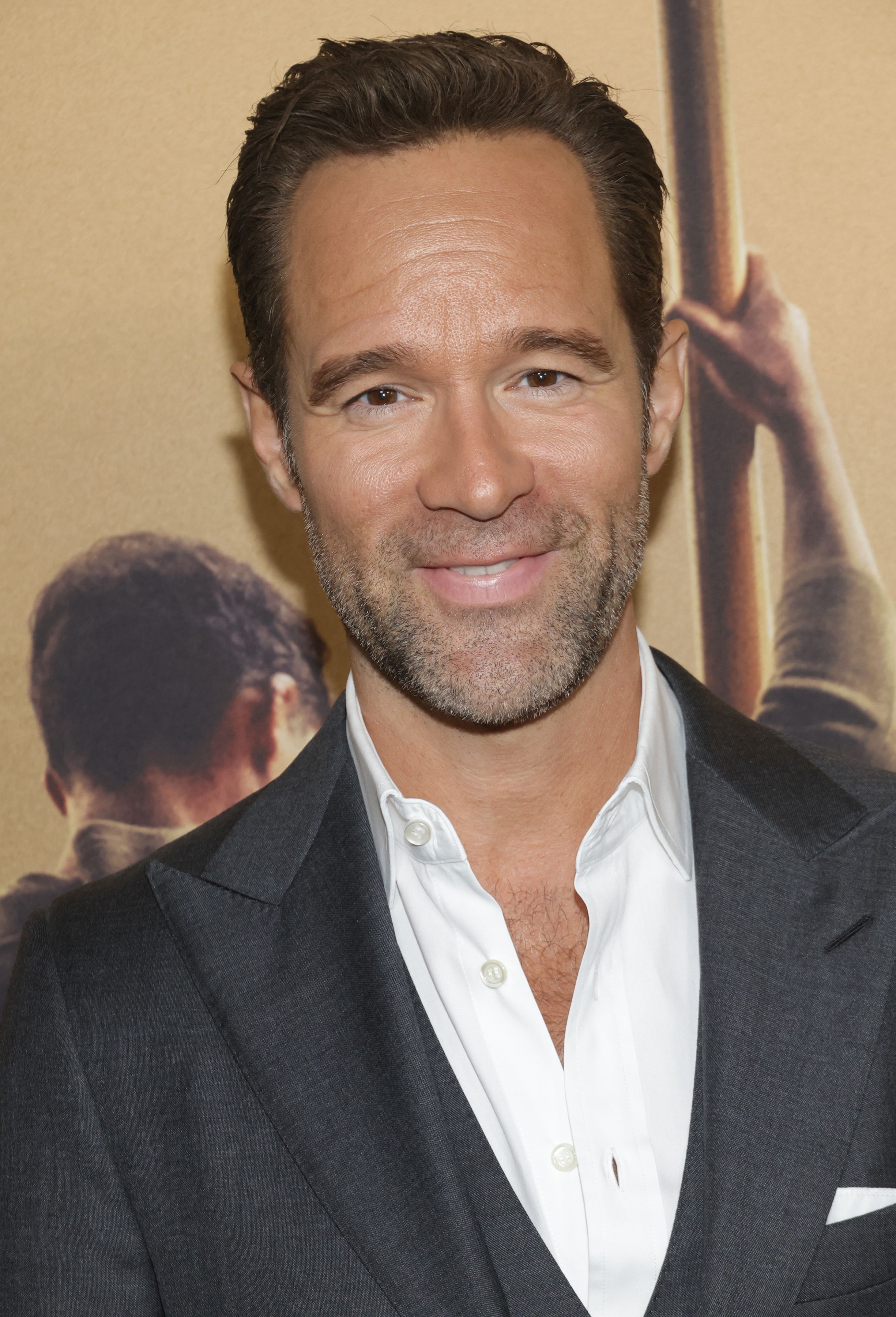 Headshot Of Chris Diamantopoulos In The Amazon MGM Studios Los Angeles premiere of 'The Boys In The Boat' 