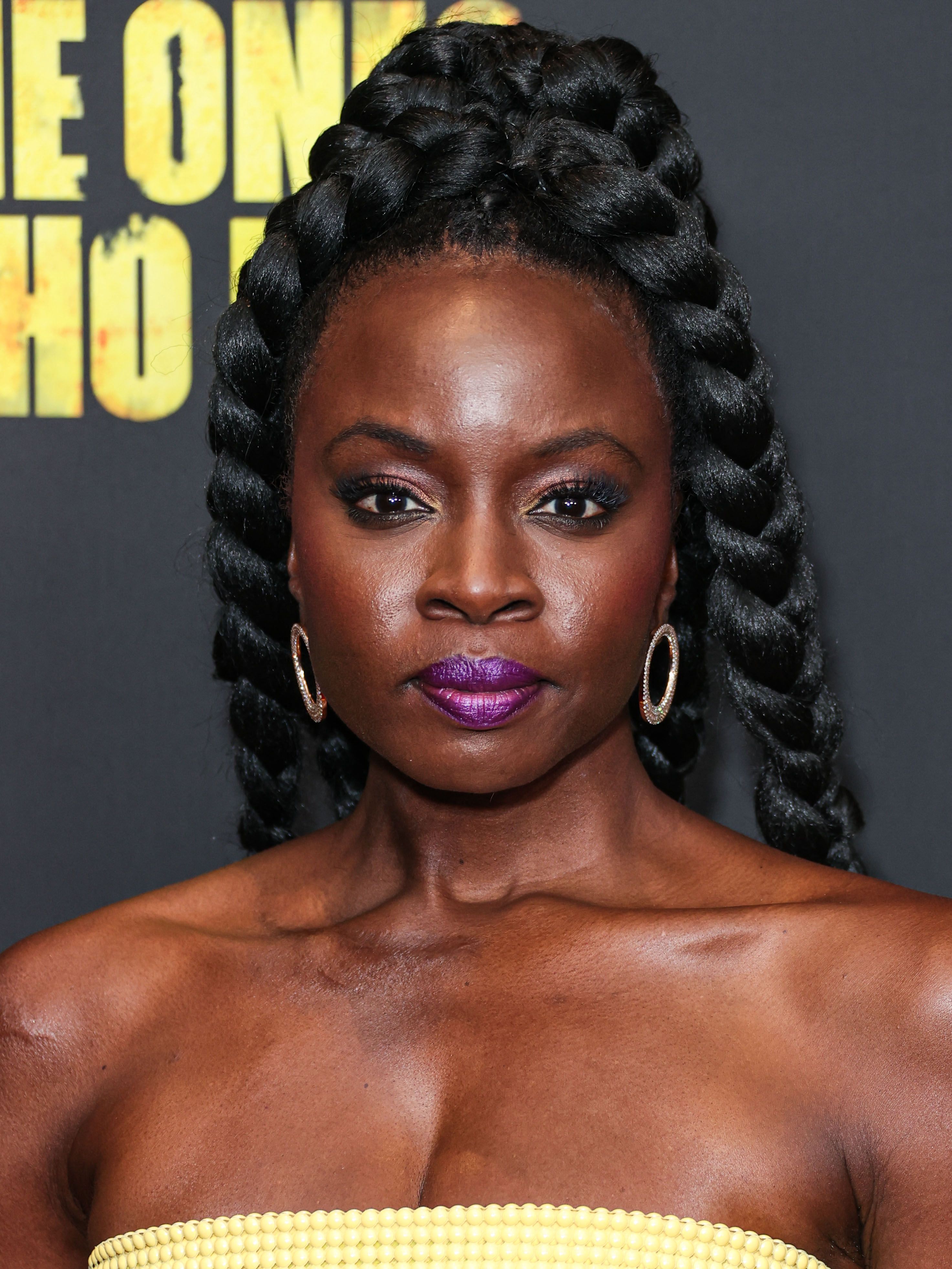 Foto de cabeza de Danai Gurira en el estreno en Los Ángeles de 'The Walking Dead' de AMC+