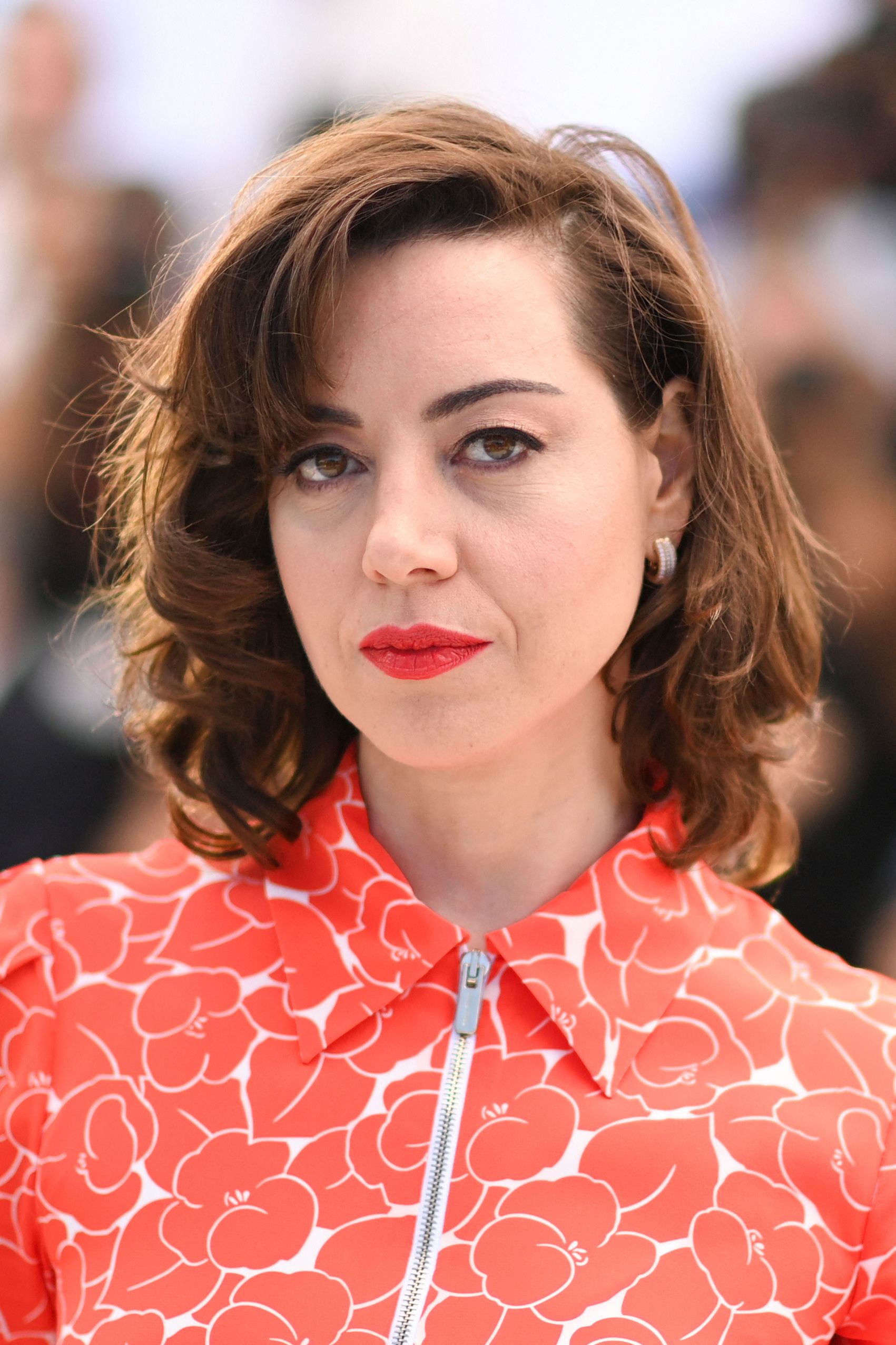 Headshot Of Aubrey Plaza In The 77th Cannes Film Festival 