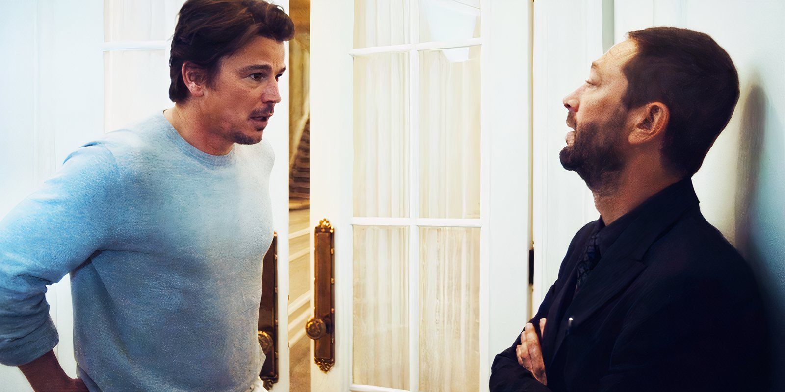 Josh Hartnett as Frank and Ebon Moss-Bachrach as Richie in The Bear season 3, episode 4