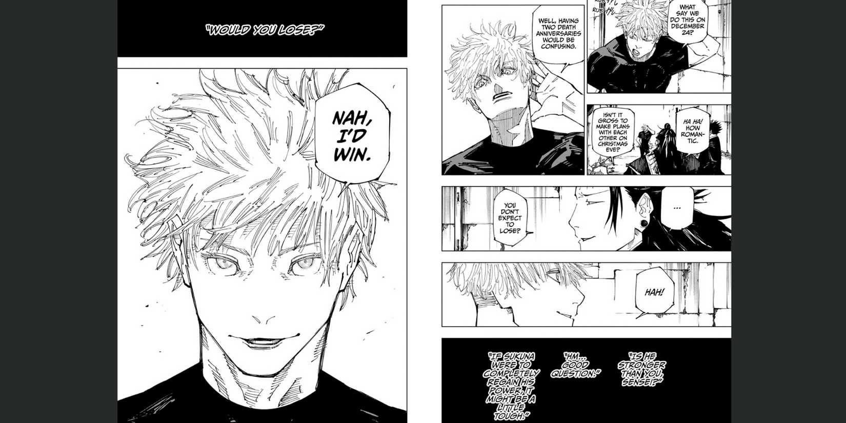 Jujutsu Kaisen's Gojo Never Believed He Could Actually Beat Sukuna