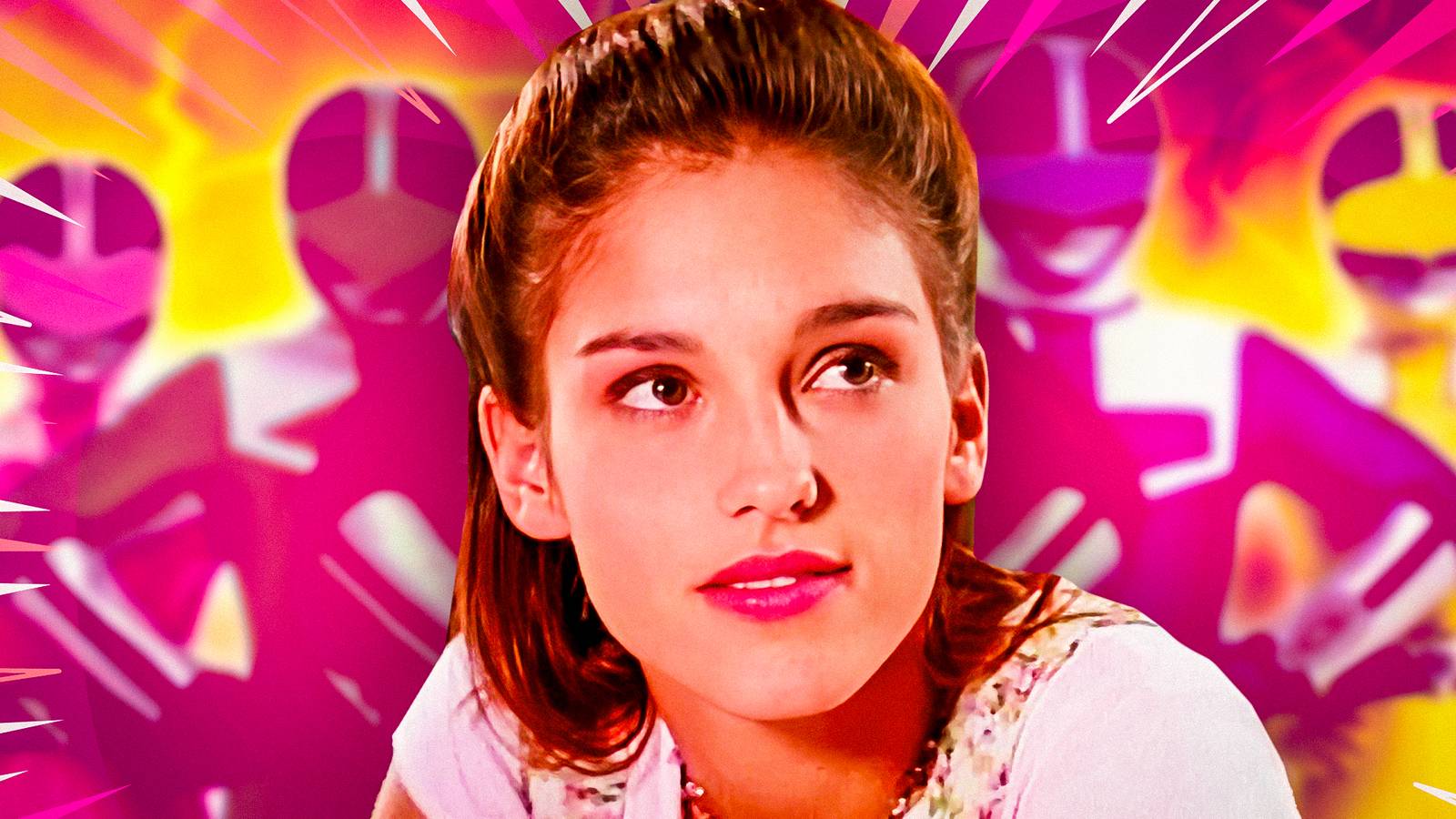 Pink Power Rangers Time Force Red