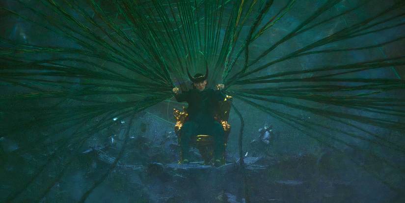 Loki em seu trono em Loki, temporada 2