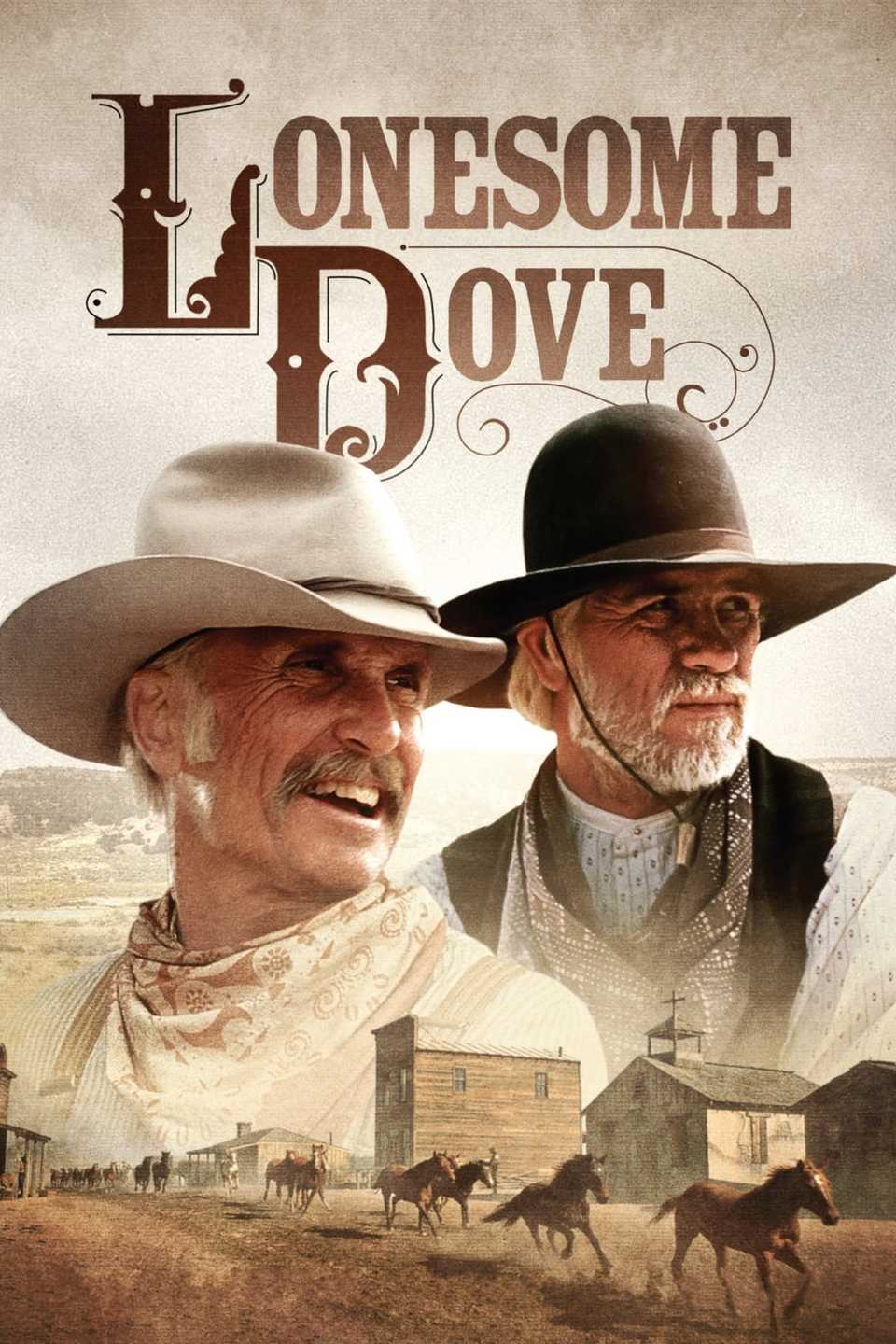 Imagem de divulgação da minissérie Lonesome Dove