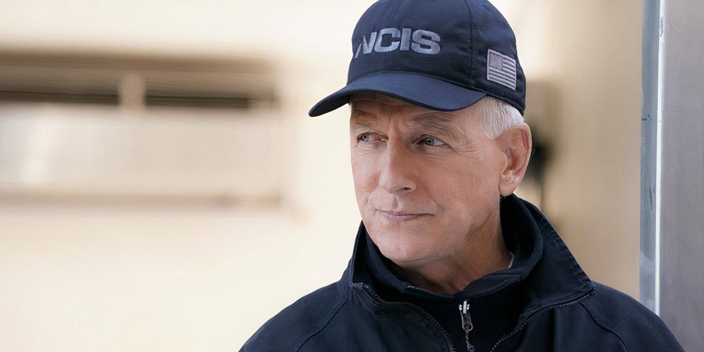 Mark Harmon as Gibbs wearing a cap from NCIS
