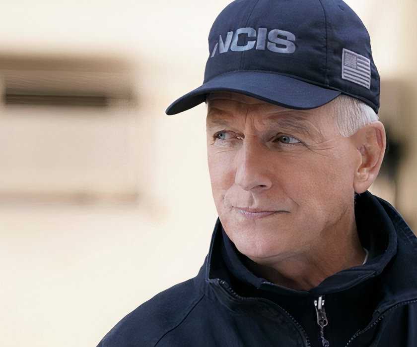 Mark Harmon as Gibbs wearing a cap from NCIS