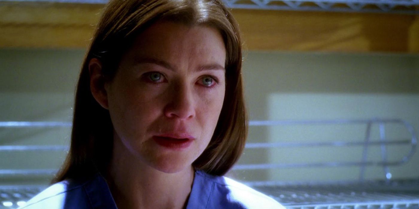 meredith grey crying in grey's anatomy