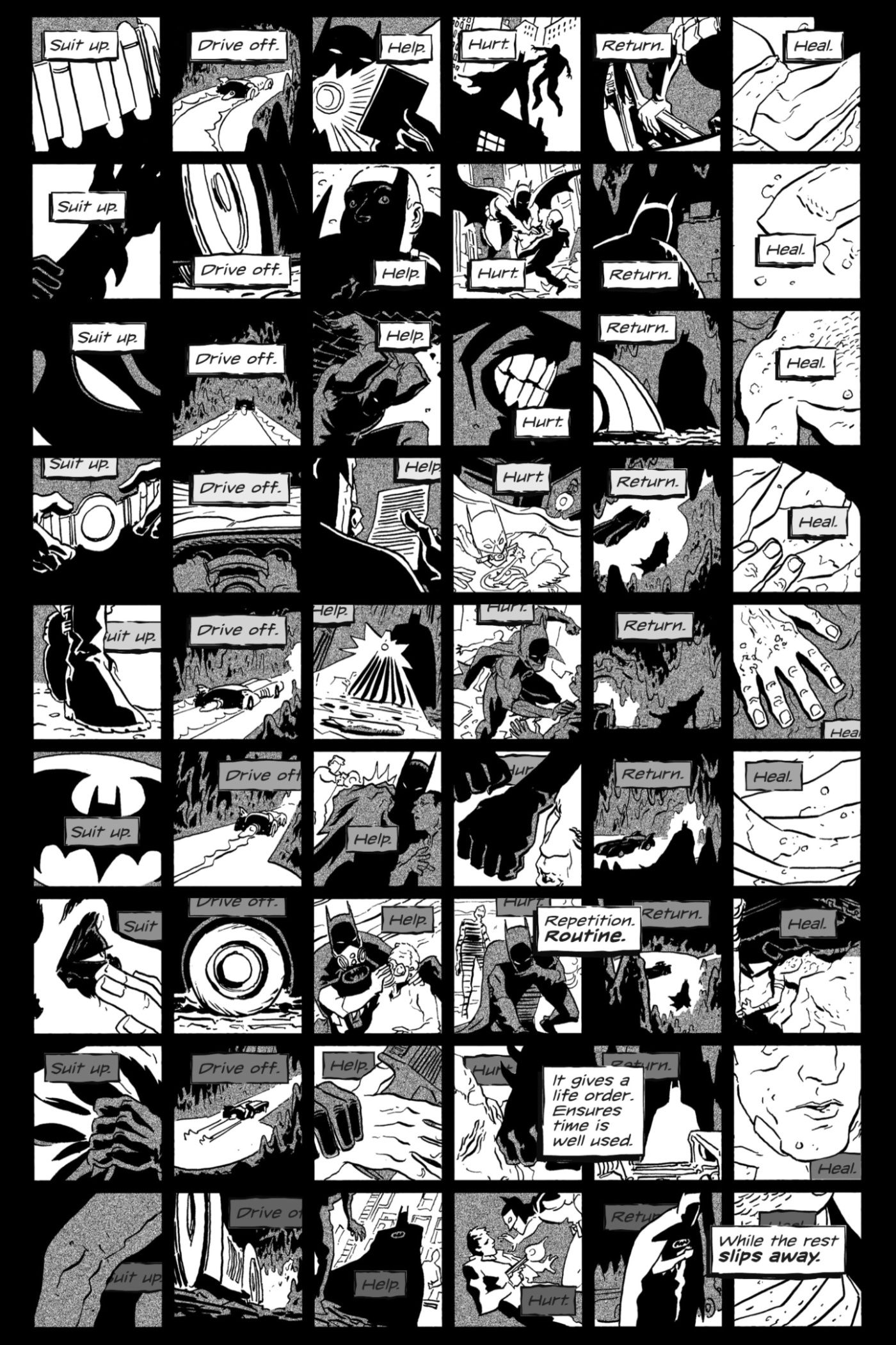 1 Stunning Comic Page Perfectly Summarizes the Pattern of Every Batman ...