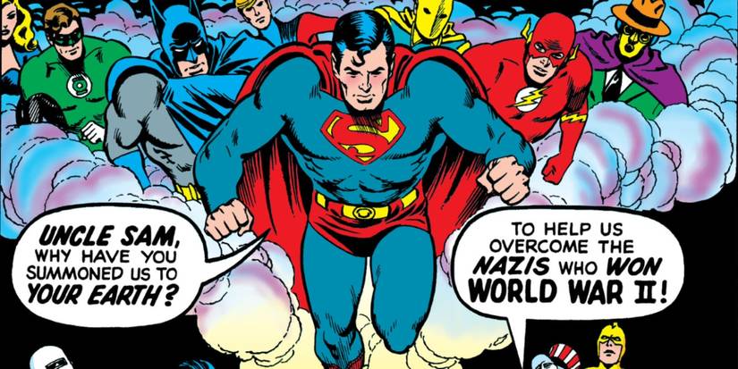 Crisis On Earth-X JLA JSA Freedom Fighters