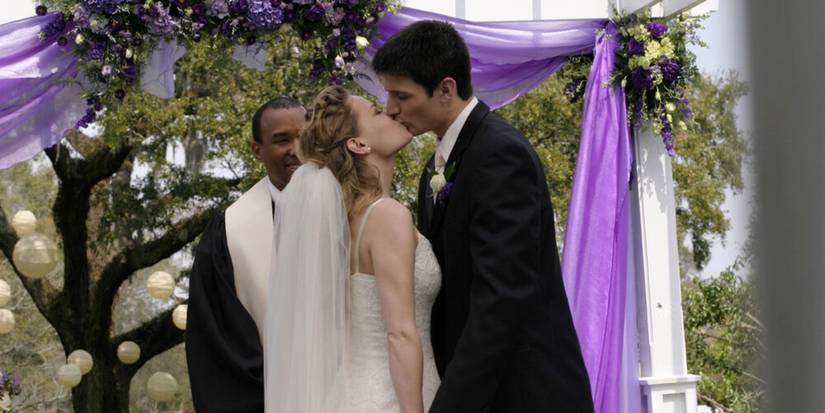 Nathan and Haley in One Tree Hill