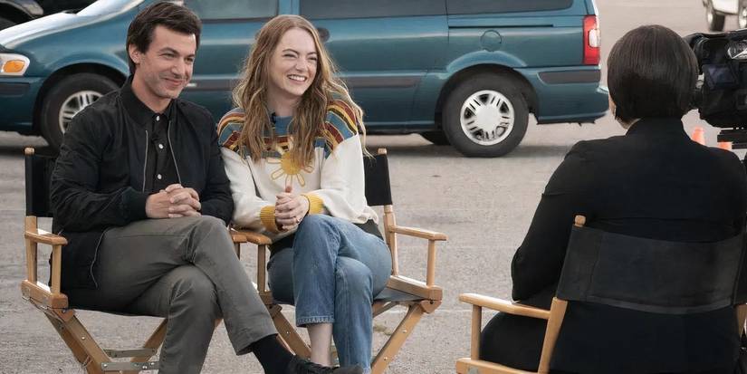 Nathan Fielder und Emma-Stone in „Der Fluch“.