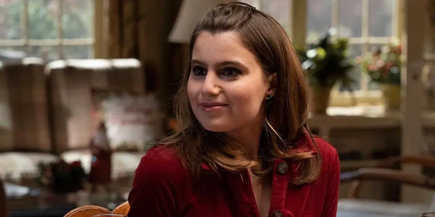 Blue Bloods' Nicky smiling at something