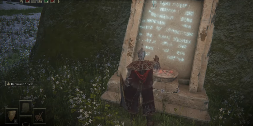 Player lighting sixth Flame Pillar in Noktron, Eternal City in Elden Ring.