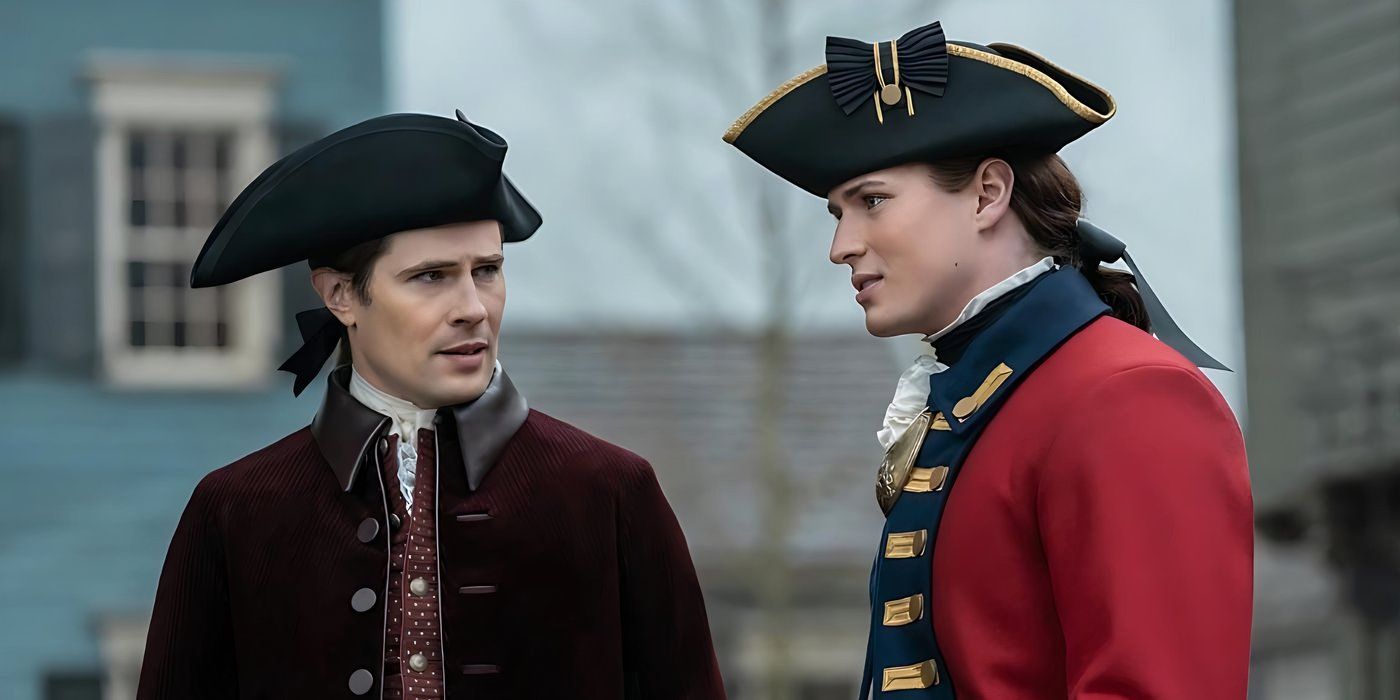 David Berry and Charles Van Dervaart in Outlander season 7's American Revolution