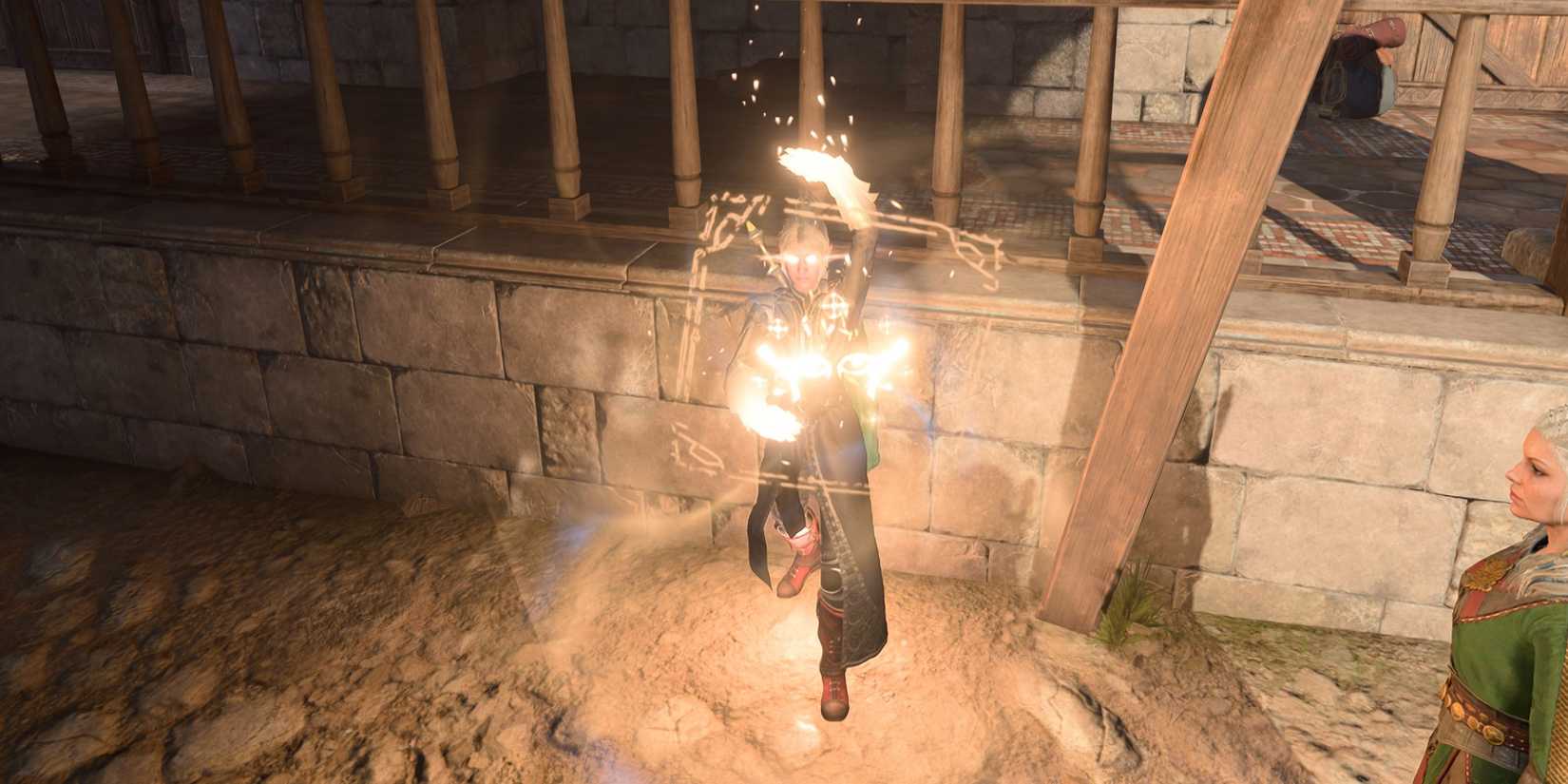 Shadowheart casting Planar Ally in Baldur's Gate 3.