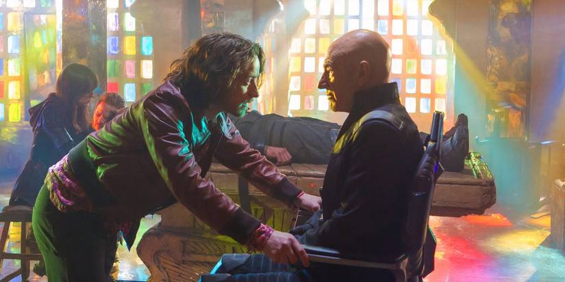 Professor X speaking to himself in X-Men Days of Future Past