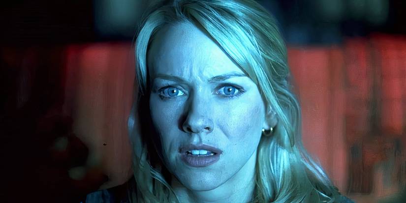 Rachel (Naomi Watts) looking shocked in The Ring