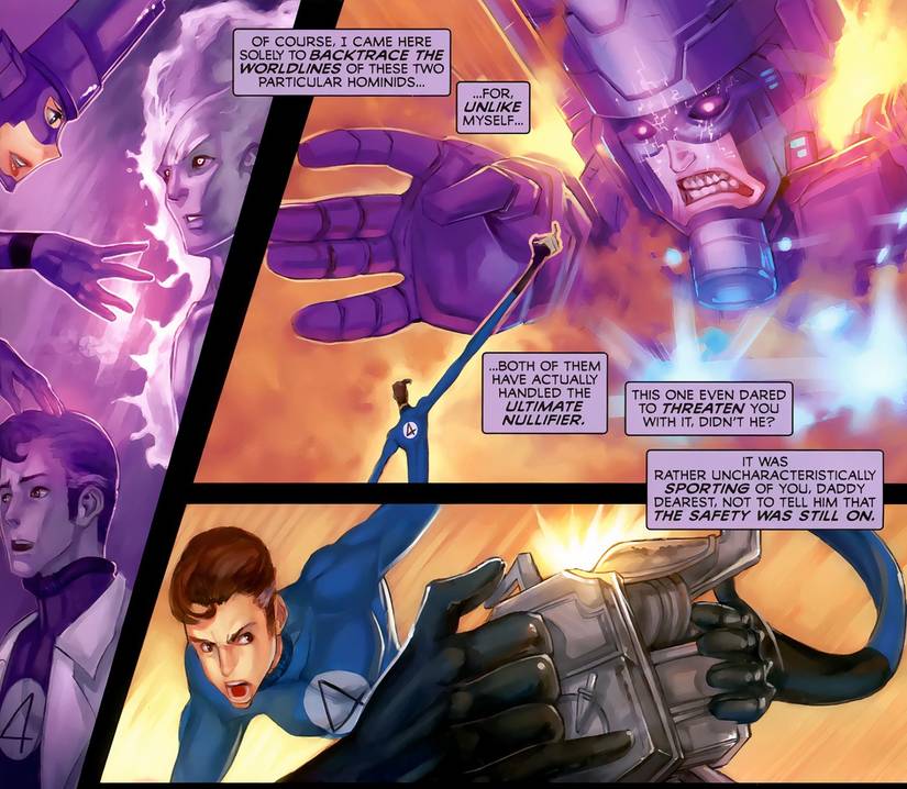Reed Richards' First Victory Over Galactus Proves He's Not as Smart as ...