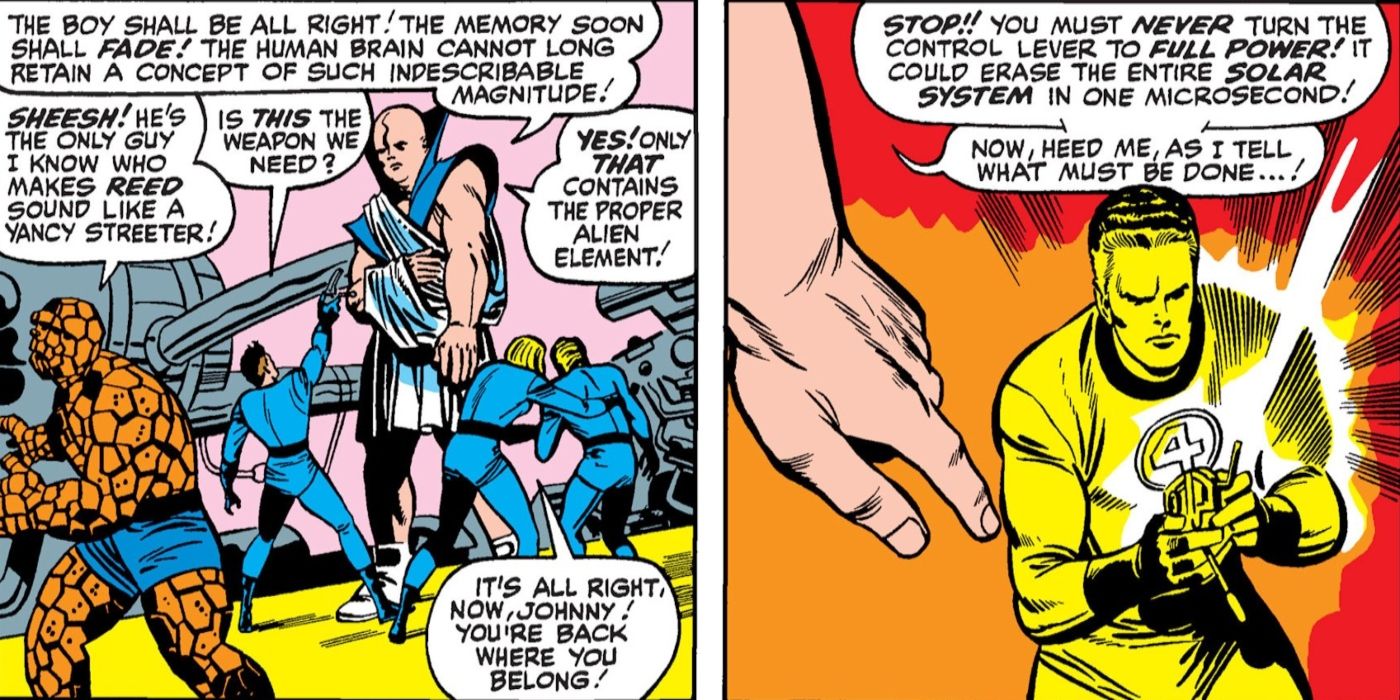 Reed Richards' First Victory Over Galactus Proves He's Not as Smart as ...
