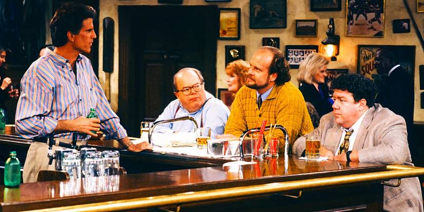 Sam, Frasier e Norm em Cheers
