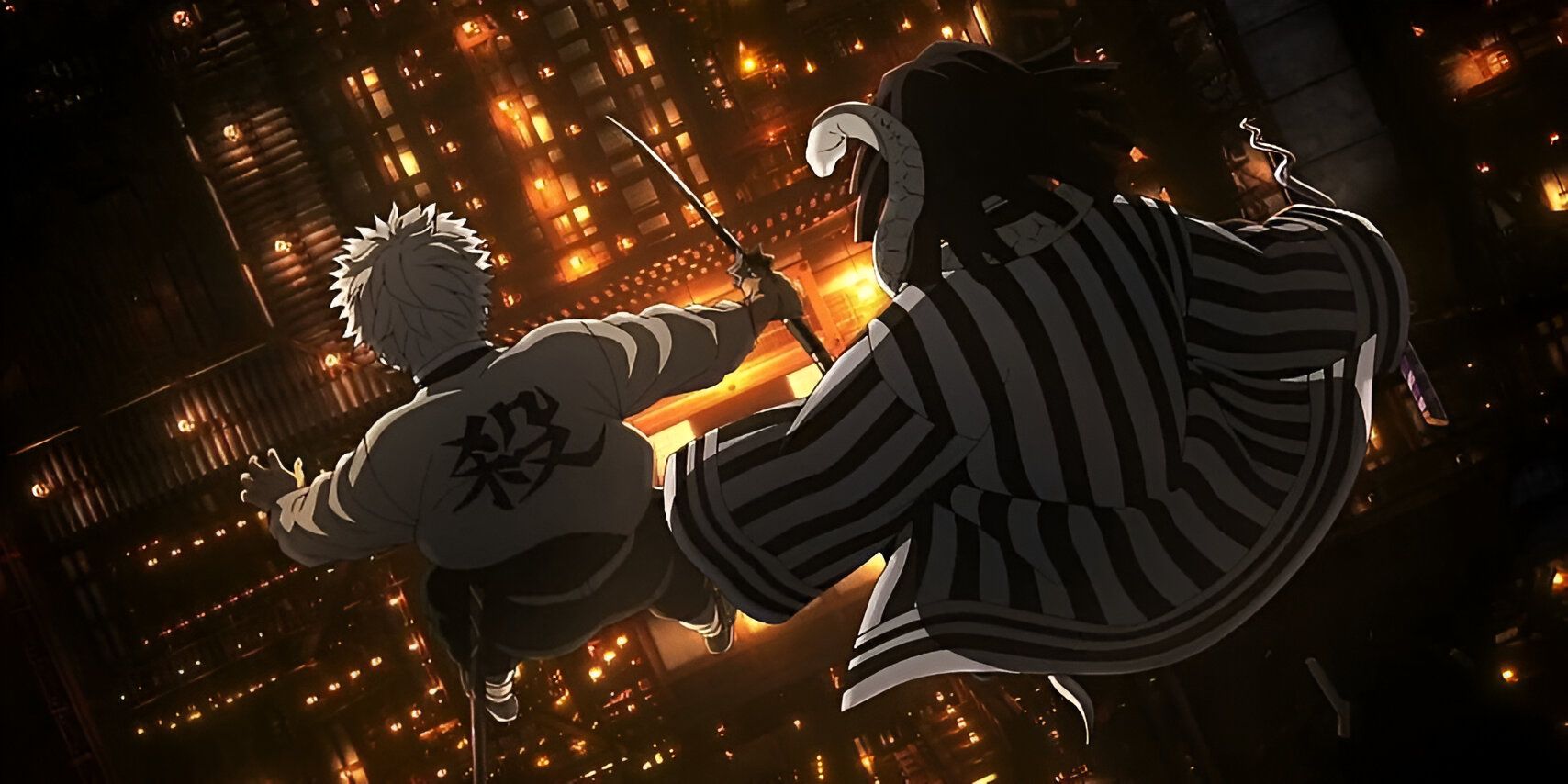 Sanemi and Obanai in Infinity Castle