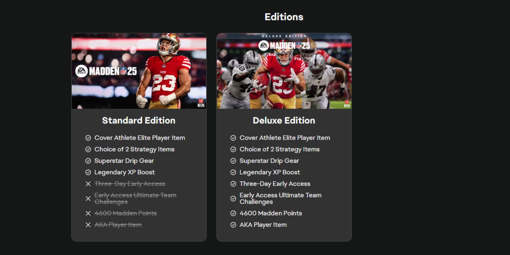 All Madden NFL 25 Edition Differences \u0026 Preorder Bonuses, image size:1500x750