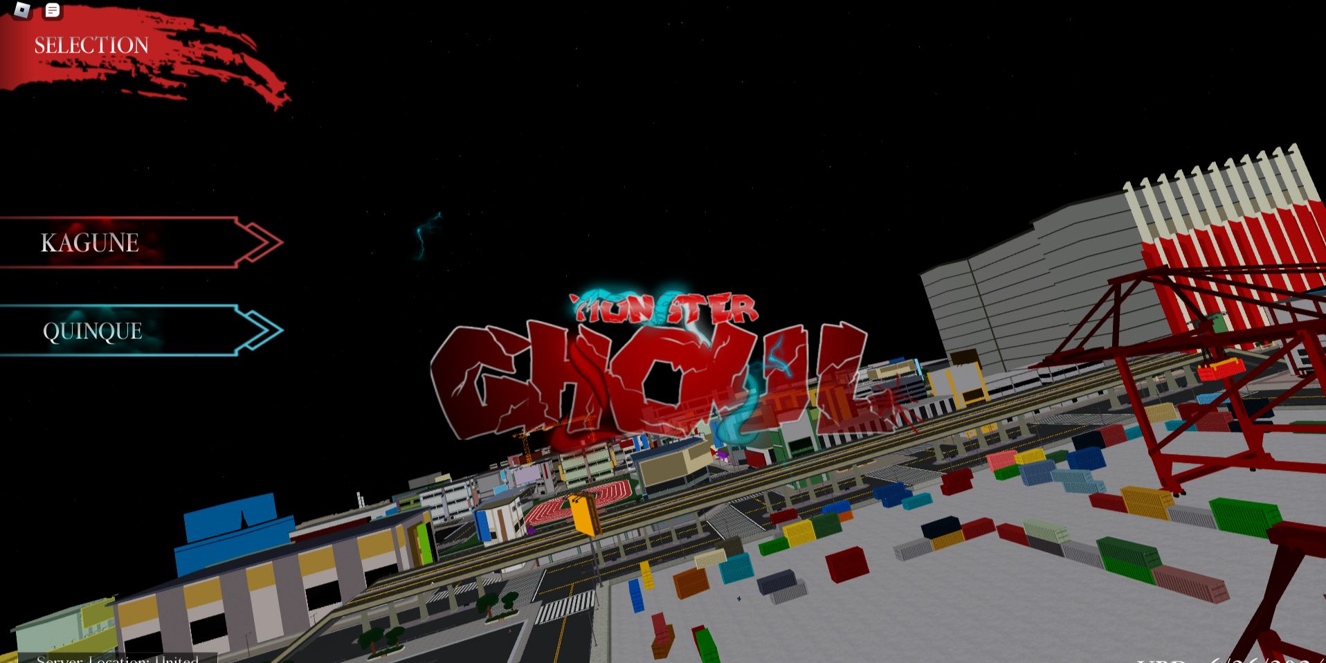 Pantalla de resolución en Monster Ghoul para Roblox