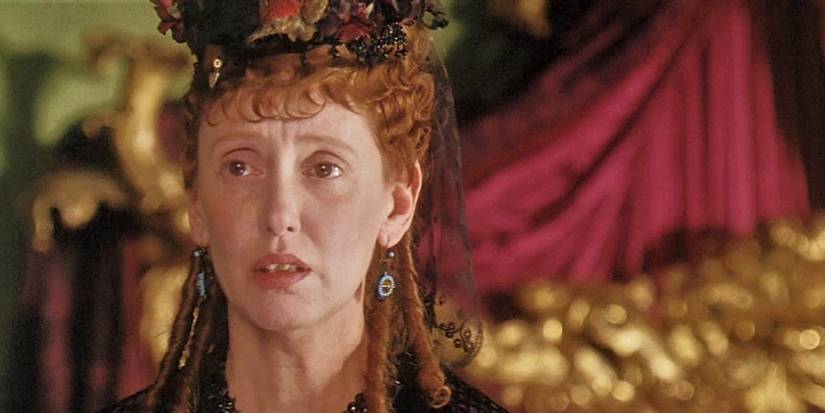 Countess Gemini (Shelley Duvall) looking upset in The Portrait of a Lady.
